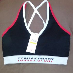 TOMMY HILFIGER Sports Top Size M, Color Black